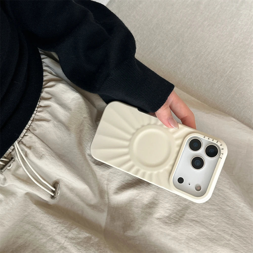 Luxus Ripple Silikon Hülle MagSafe iPhone Pro Max