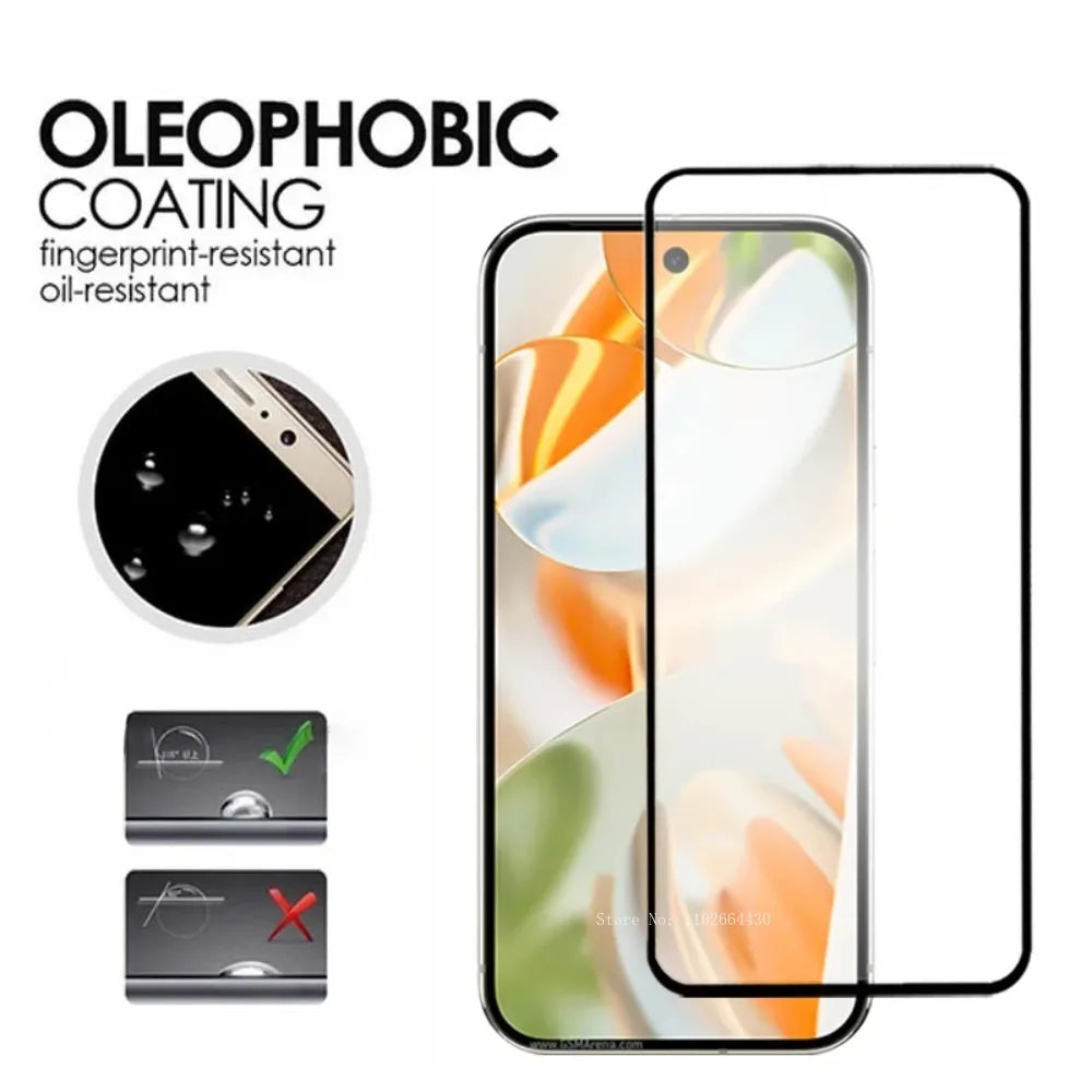 4er Set Vollbild Gehärtetes Glas für Google Pixel