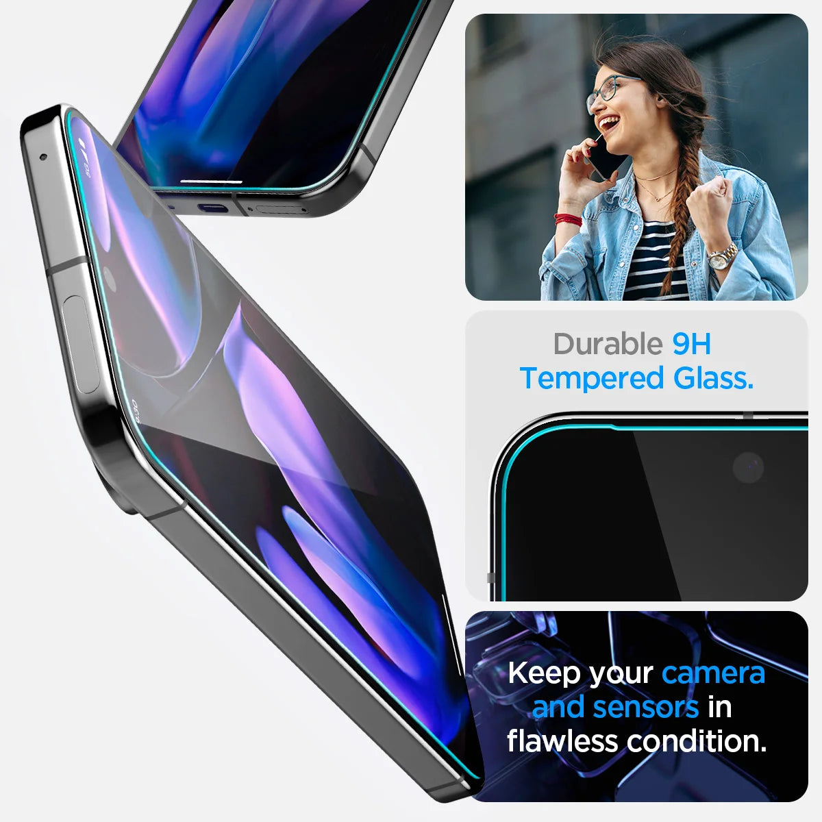 EZ Fit Glas Displayschutz für Google Pixel 9–10 Pro XL
