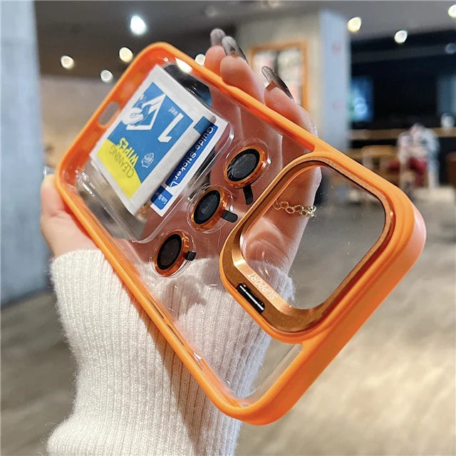 Für iPhone 17 Pro Max Luxus transparente Rahmenhülle
