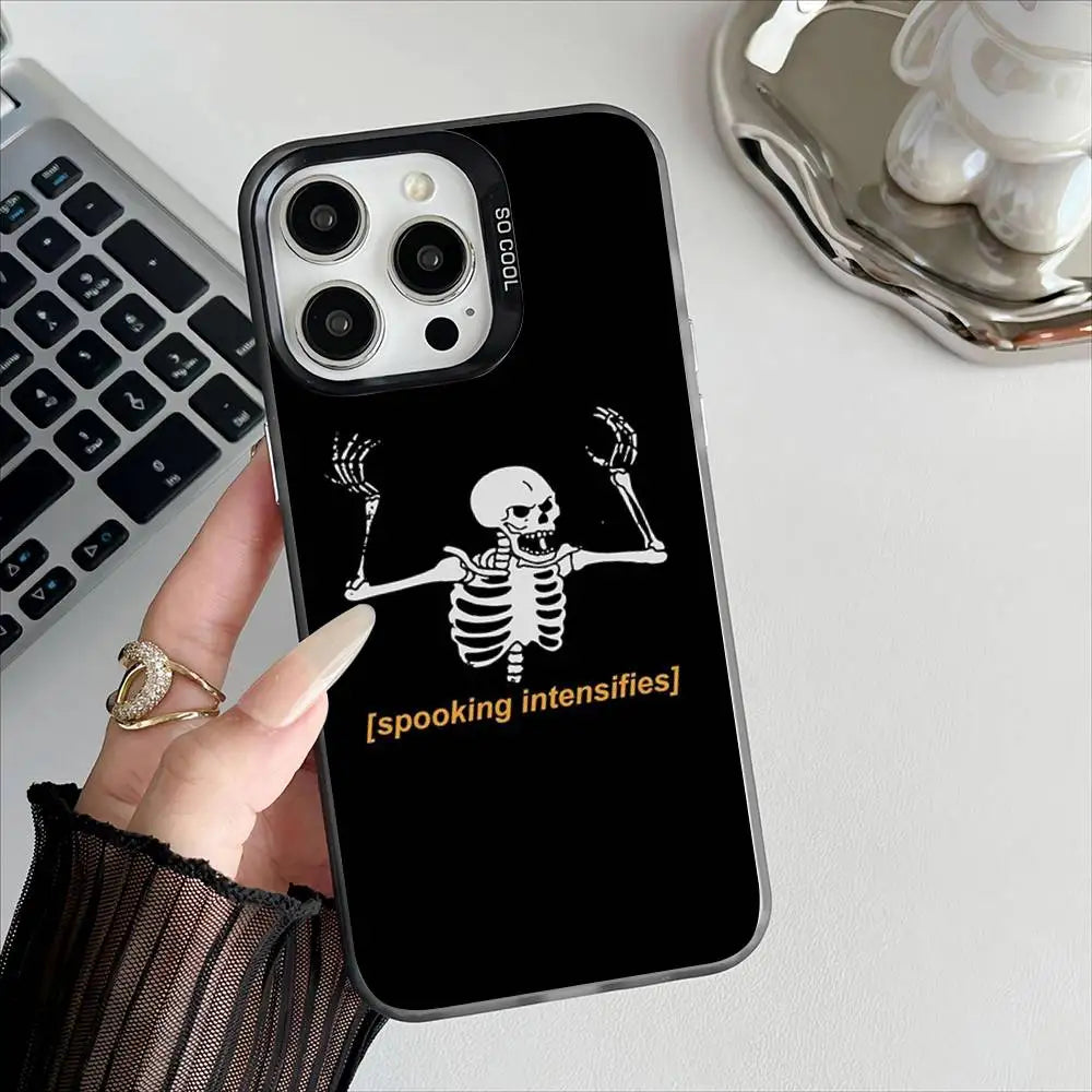Halloween Skelett Hülle iPhone 17 Pro Max