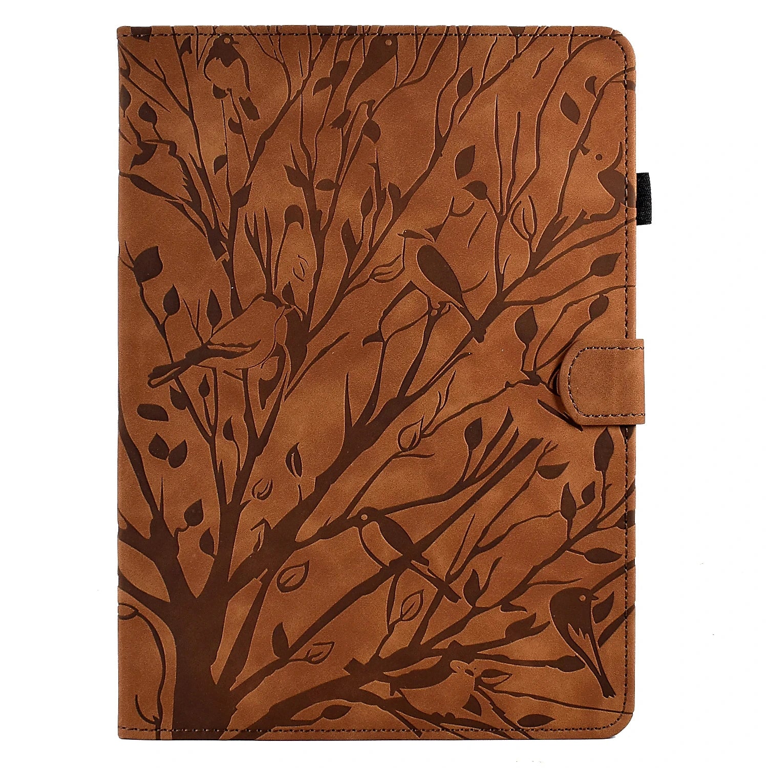 Geprägte Baum Leder Brieftasche Hülle
