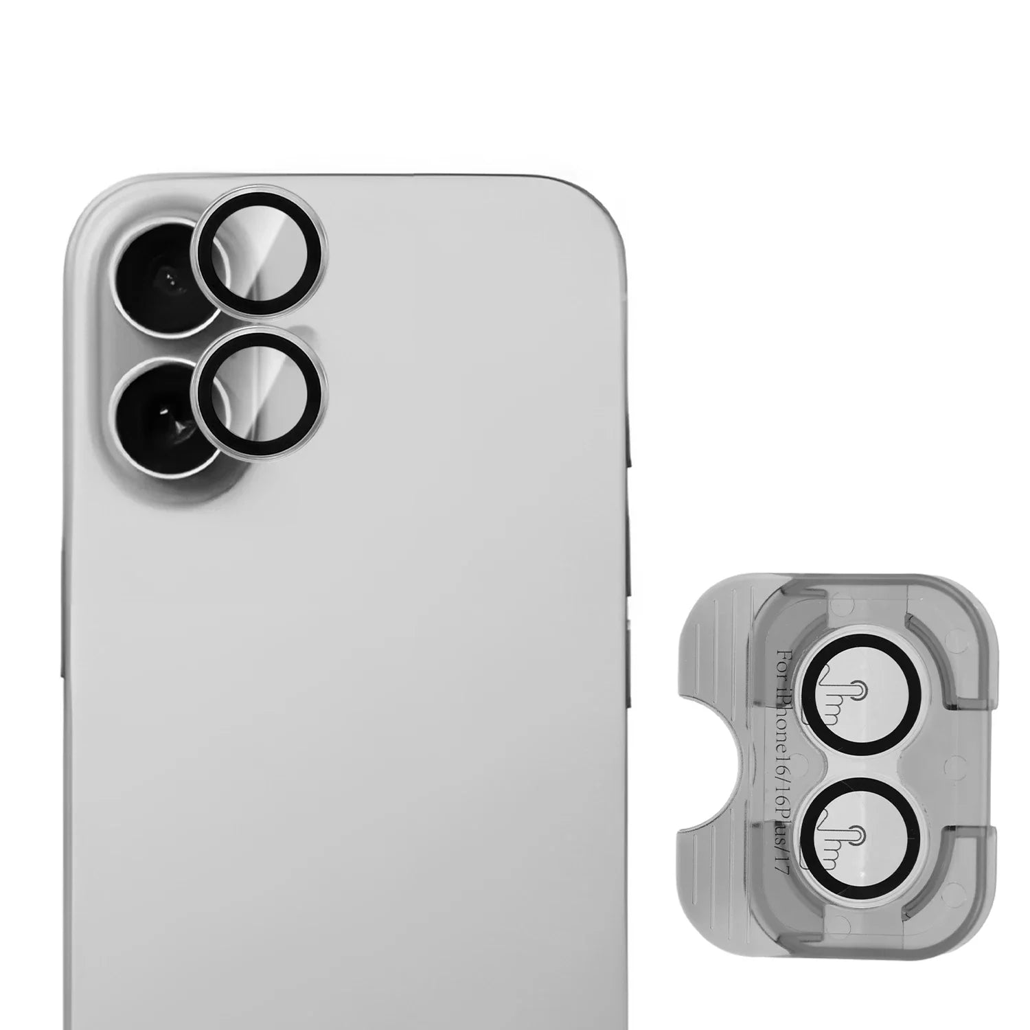 Clear camera lens protector for iPhone 17 series