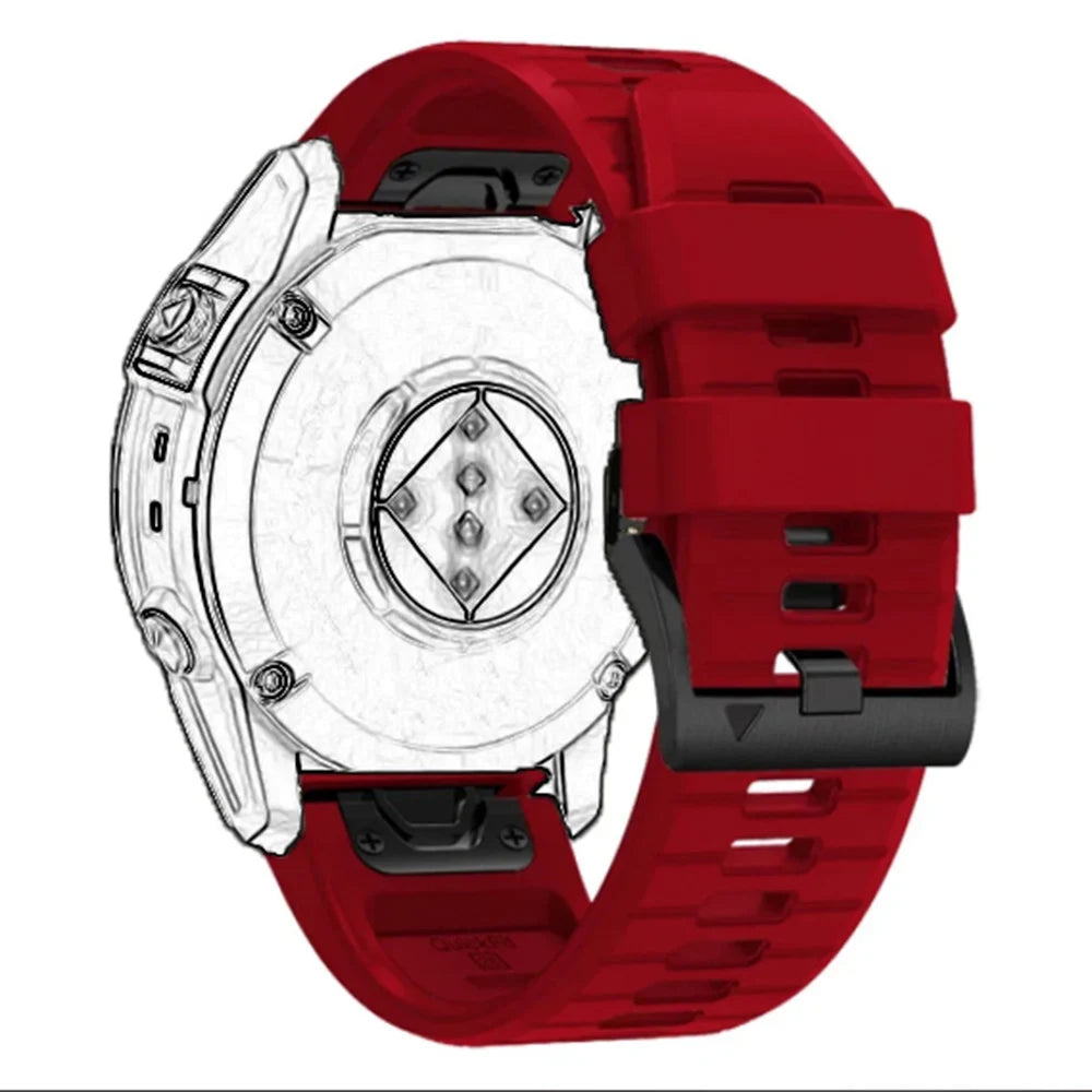 QuickFit Silikonarmband 22/26mm für Garmin Uhren