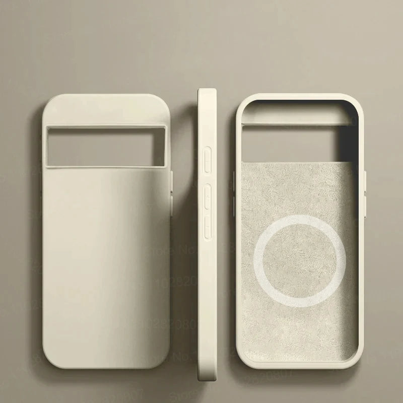 Luxus Flüssigsilikon Magnethülle Pixel