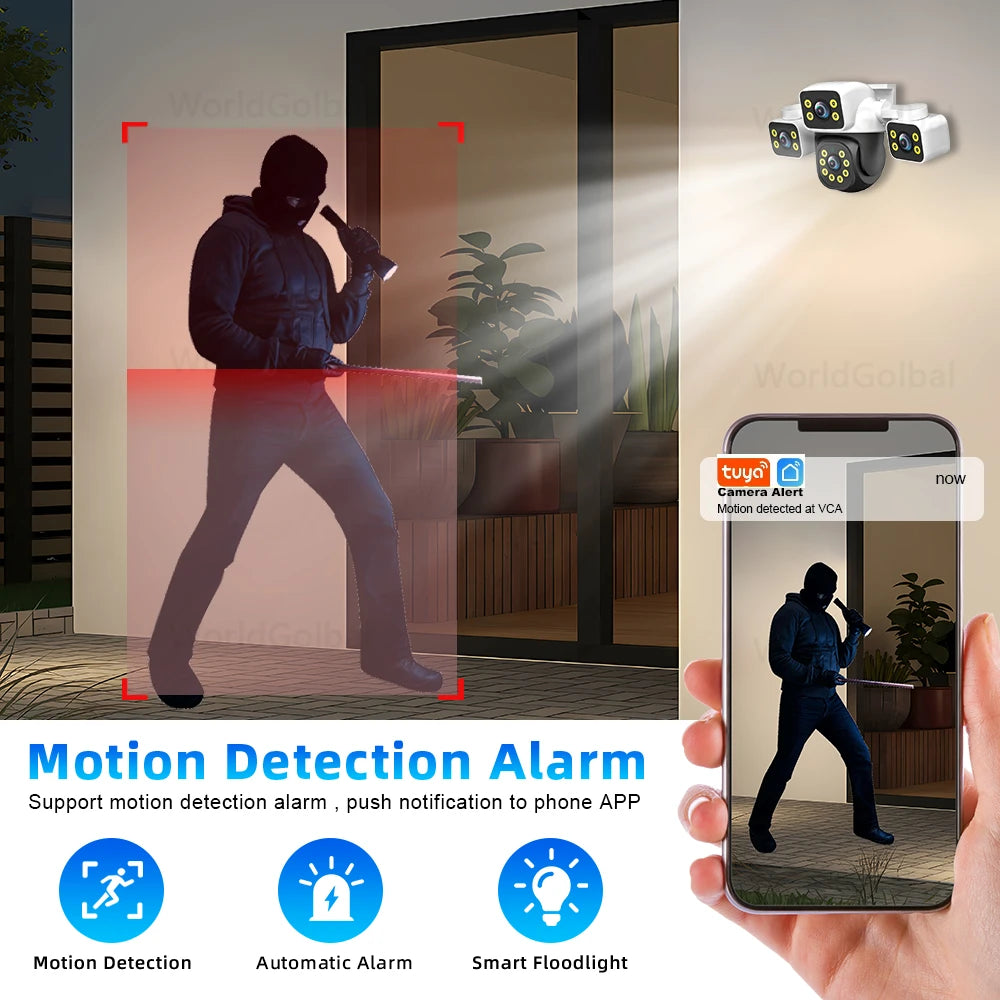 15MP Drei Objektiv IP Kamera mit Auto Tracking