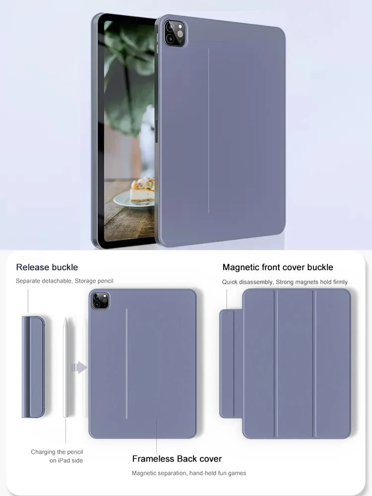 Magnetisches Folio für iPad 10–13 Zoll