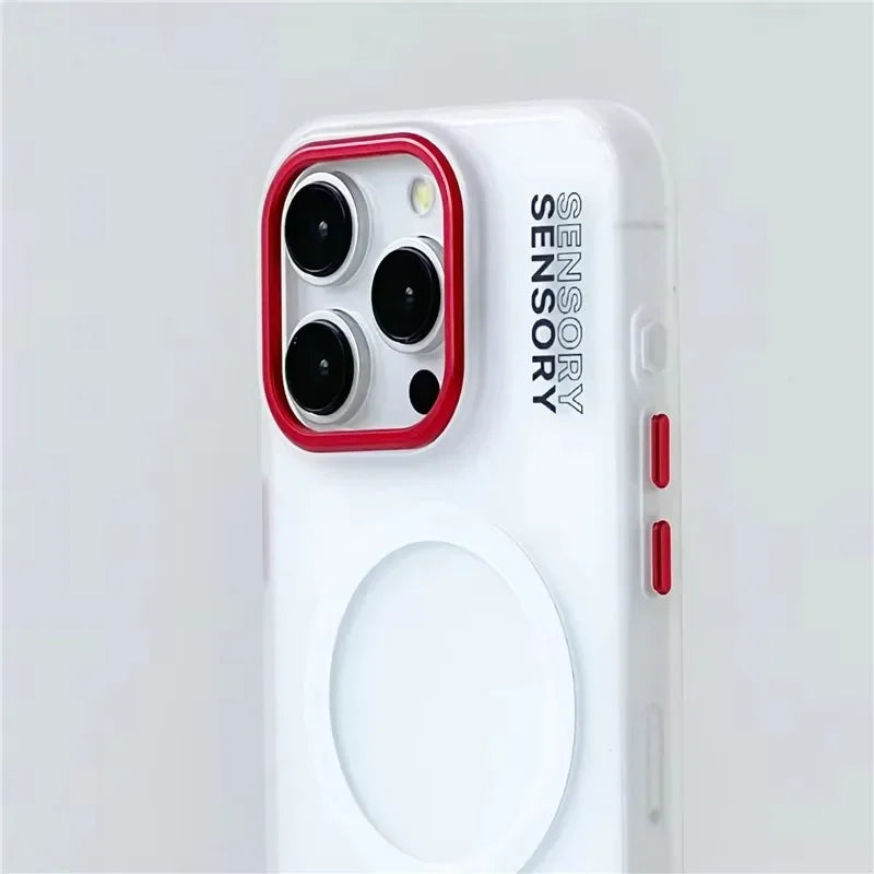 Magnetische Rüstungshülle iPhone 14–16 Pro Max matt