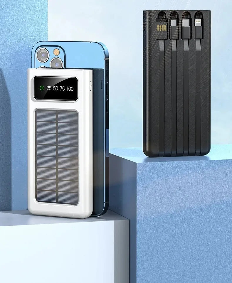500000mAh Ultra-dünne Solar Powerbank mit Kabel