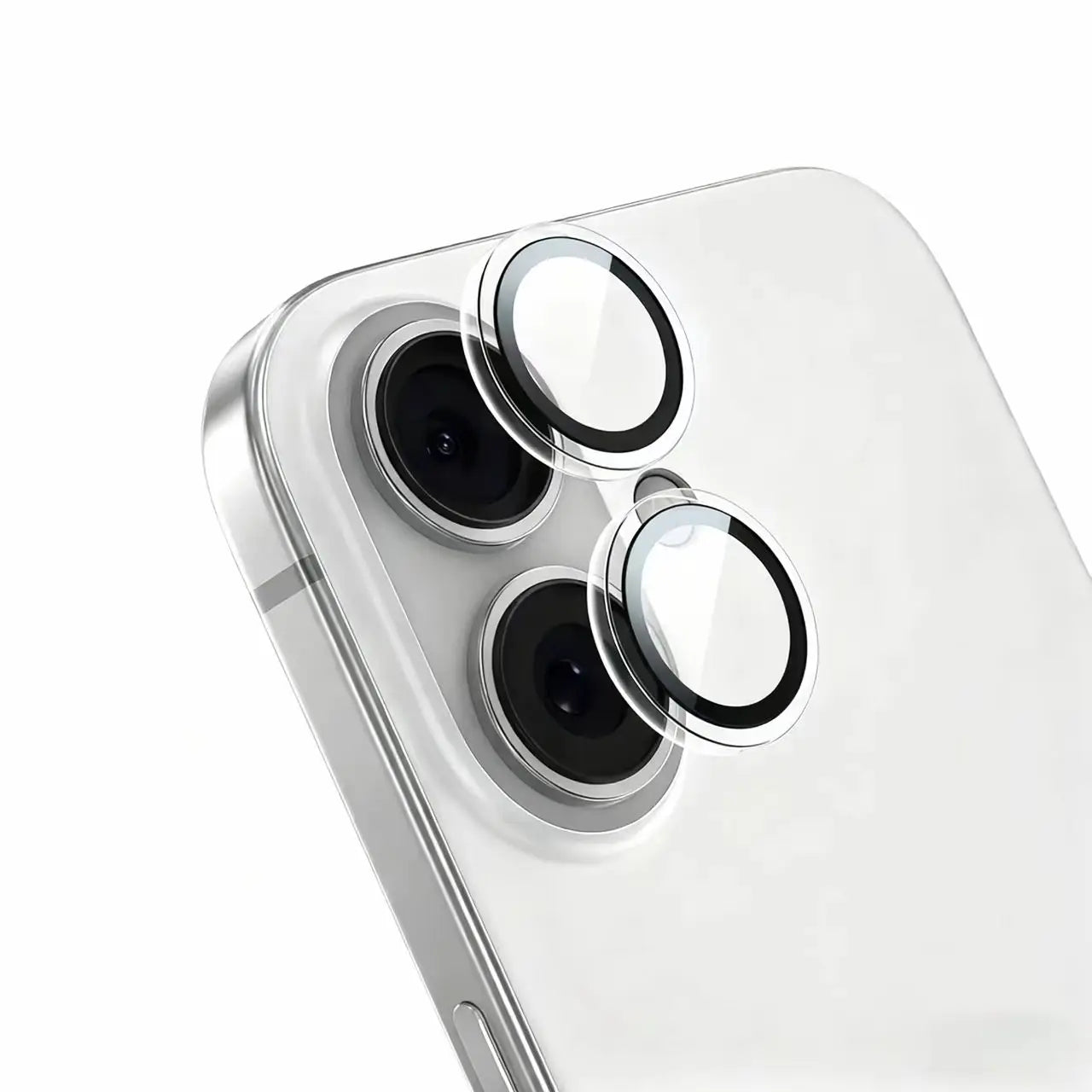 Aluminum camera protective ring for iPhone 17