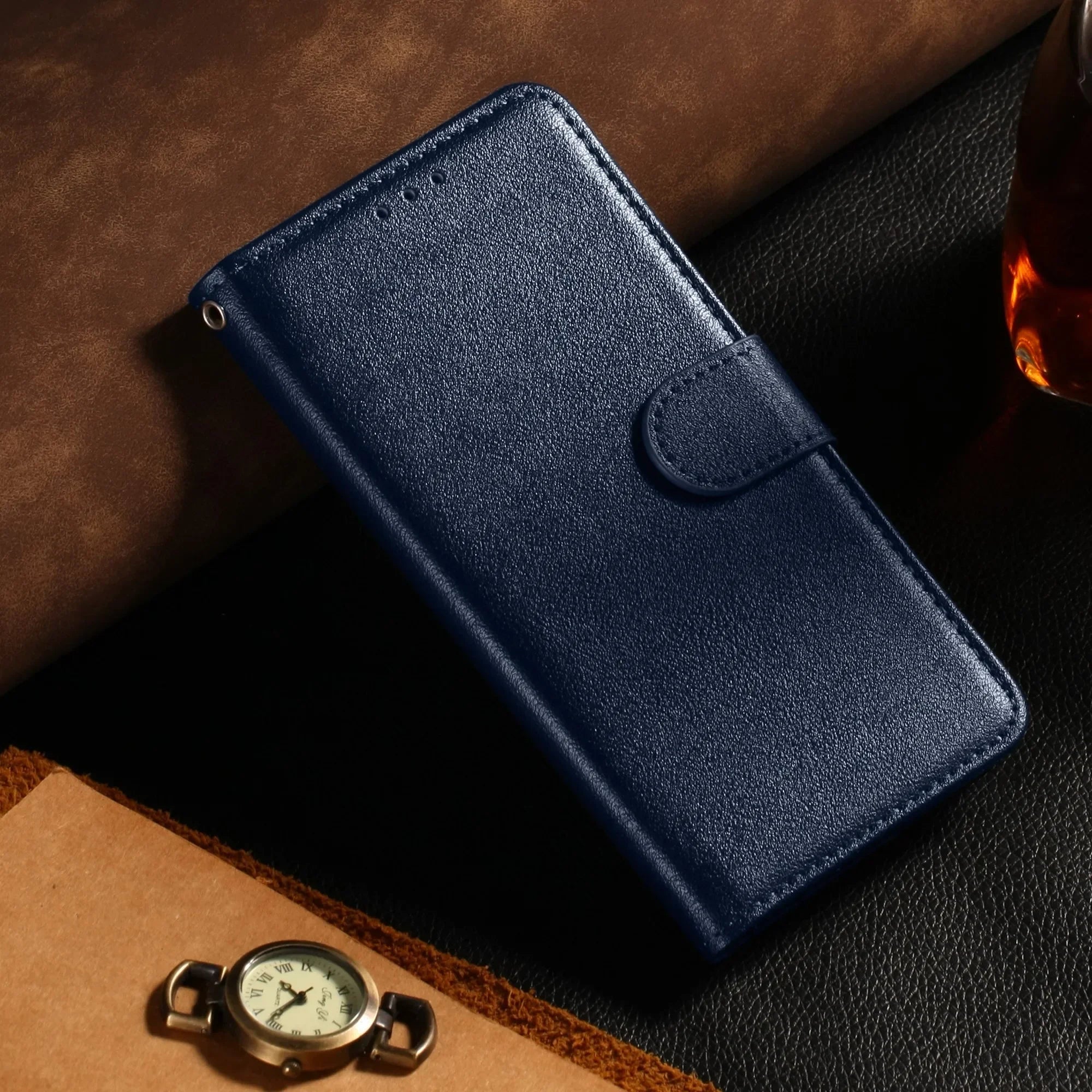 Für Samsung Galaxy Leder Flip Wallet