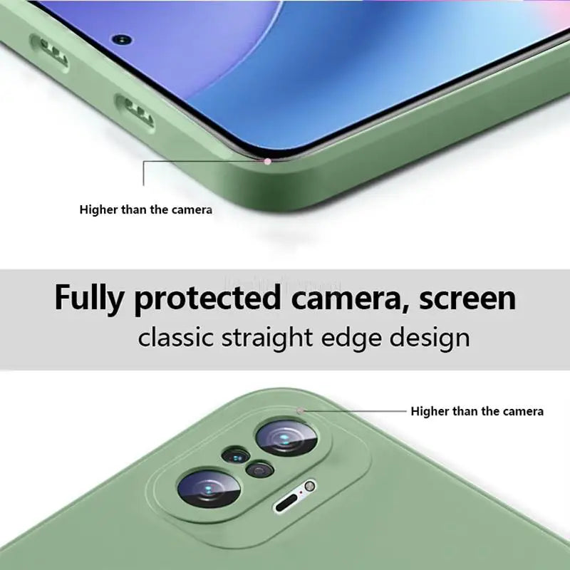 Quadratische Silikonhülle Redmi Note 10 Pro
