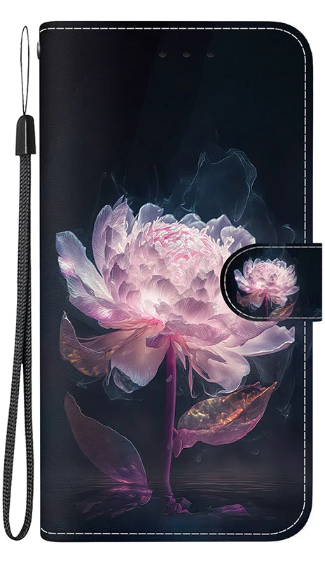 Stand Flip Wallet Case for Samsung Galaxy S25 Cartoon