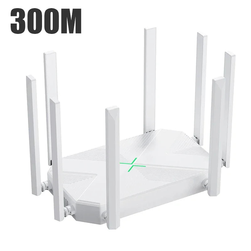 1200 Mbit/s WLAN Repeater mit 8 Antennen & Firewall