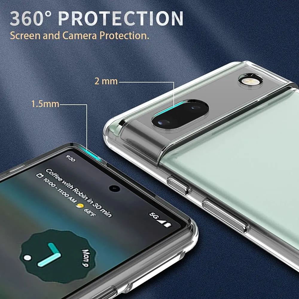 Ultradünne klare Pixel Hülle 6-8 Pro