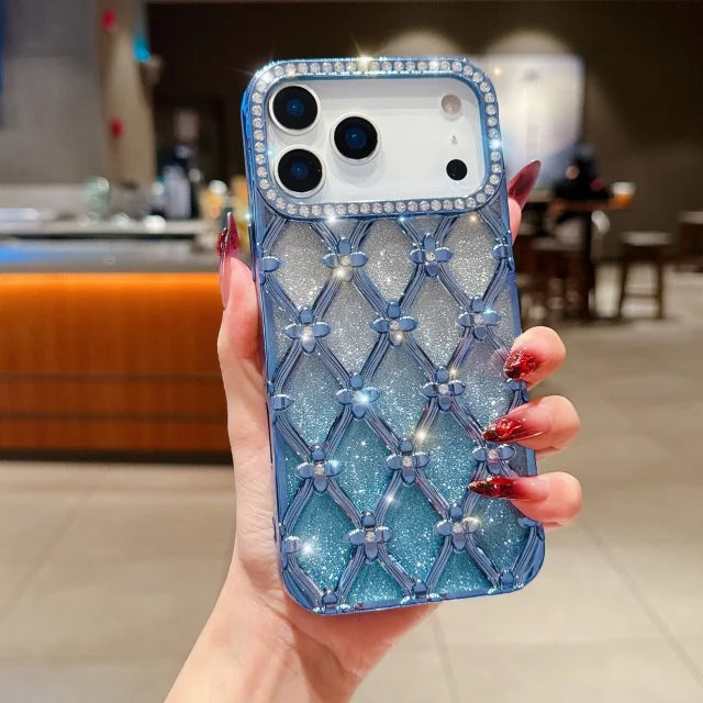 Luxus Bling Glitter Silikon Hülle für iPhone 17 Pro Max