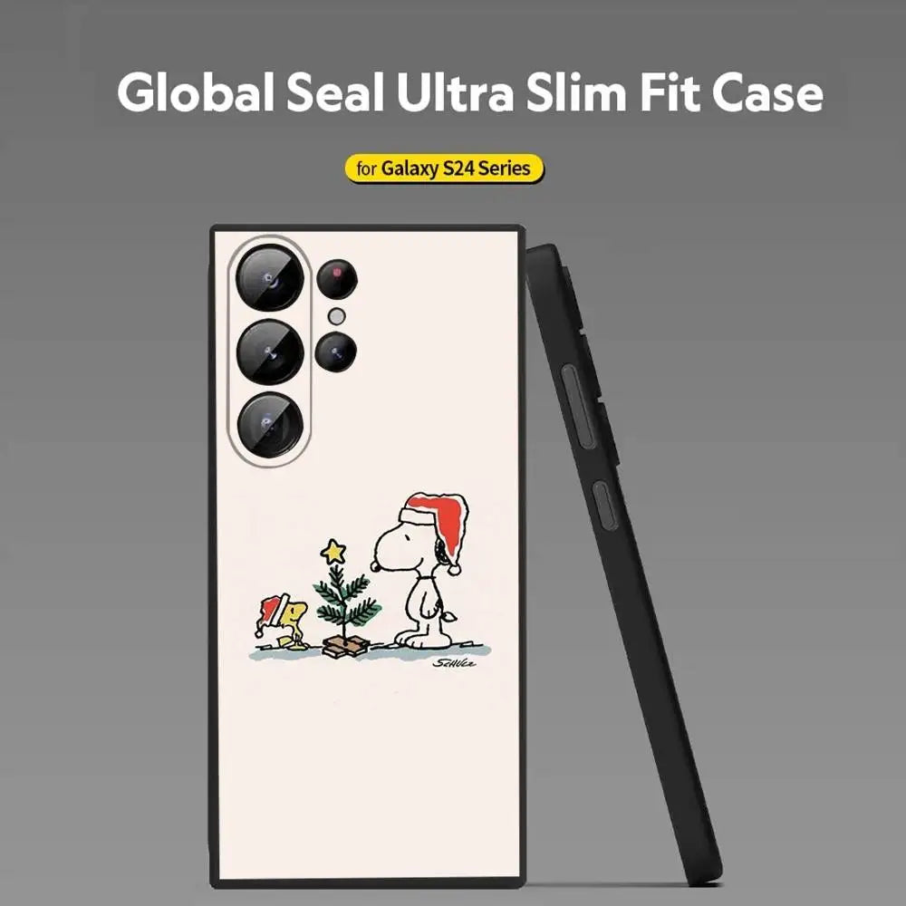 Cartoon Snoopy Weihnachts Handyhülle für Samsung S25