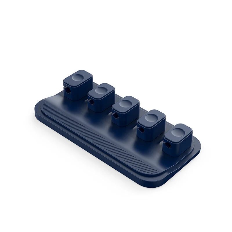 Magnetic Cable Holders for Car and Desk, Set of 5