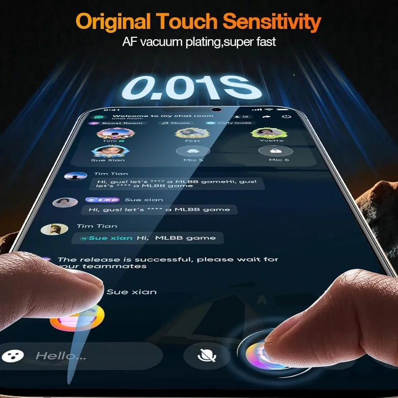 4-pack of privacy screen tempered glass for iPhone 17 Pro Max