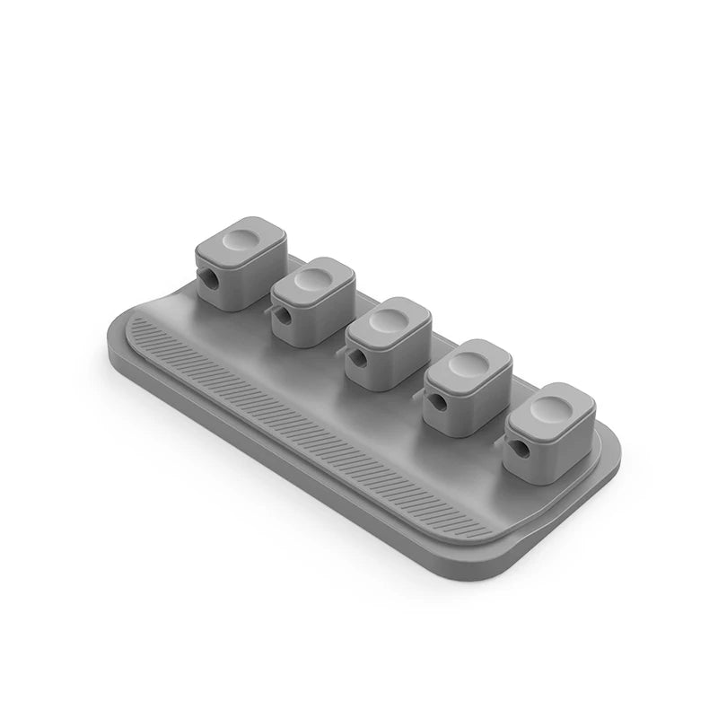 Magnetic Cable Holders for Car and Desk, Set of 5