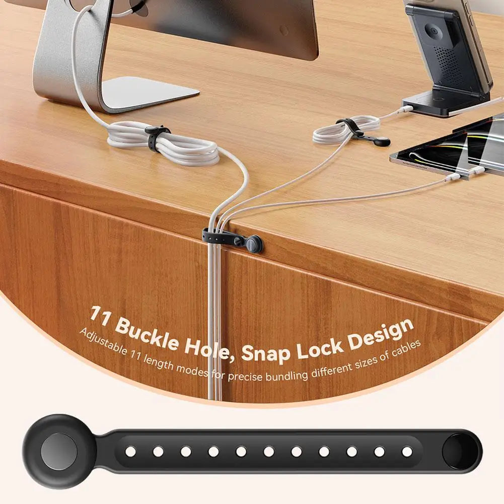 Magnetischer Silikon Kabel Organizer Set 6 Stück