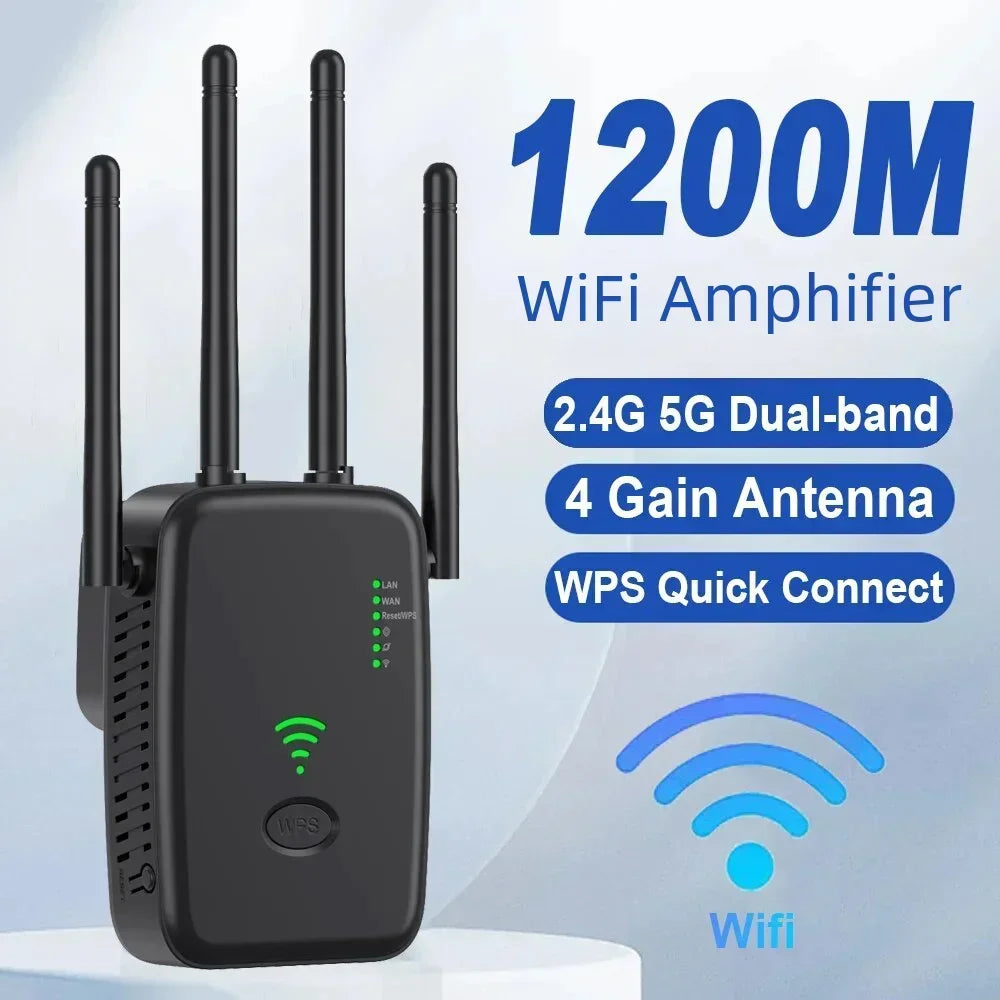 Dualband WLAN Repeater mit 200Mbps für Zuhause & Büro