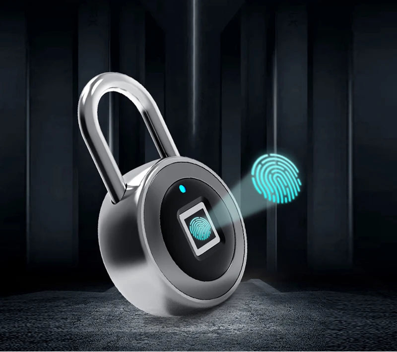 Wasserdichtes Fingerabdruck-Vorhängeschloss IP68 USB