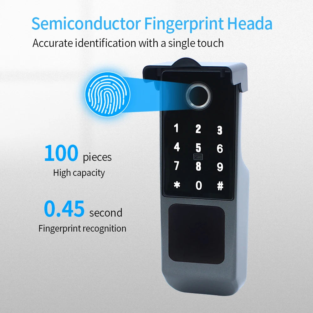 Wasserdichtes Tuya TTLock Smart Türschloss Außenbereich