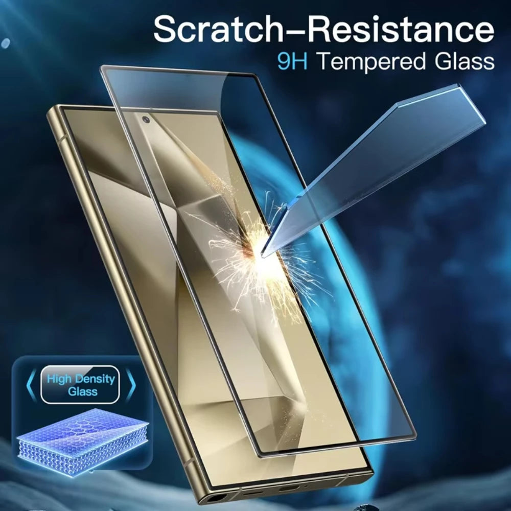 4er Set Gehärtetes Glas für Samsung Galaxy