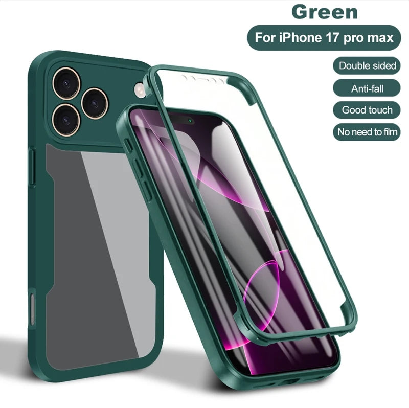 Klare 360 Ganzkörperschutzhülle für iPhone 17 Pro Max