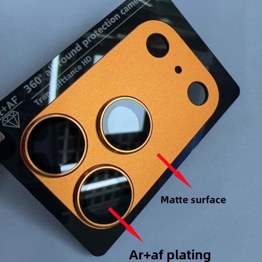 Matte metal camera cover for iPhone 17 Pro Max