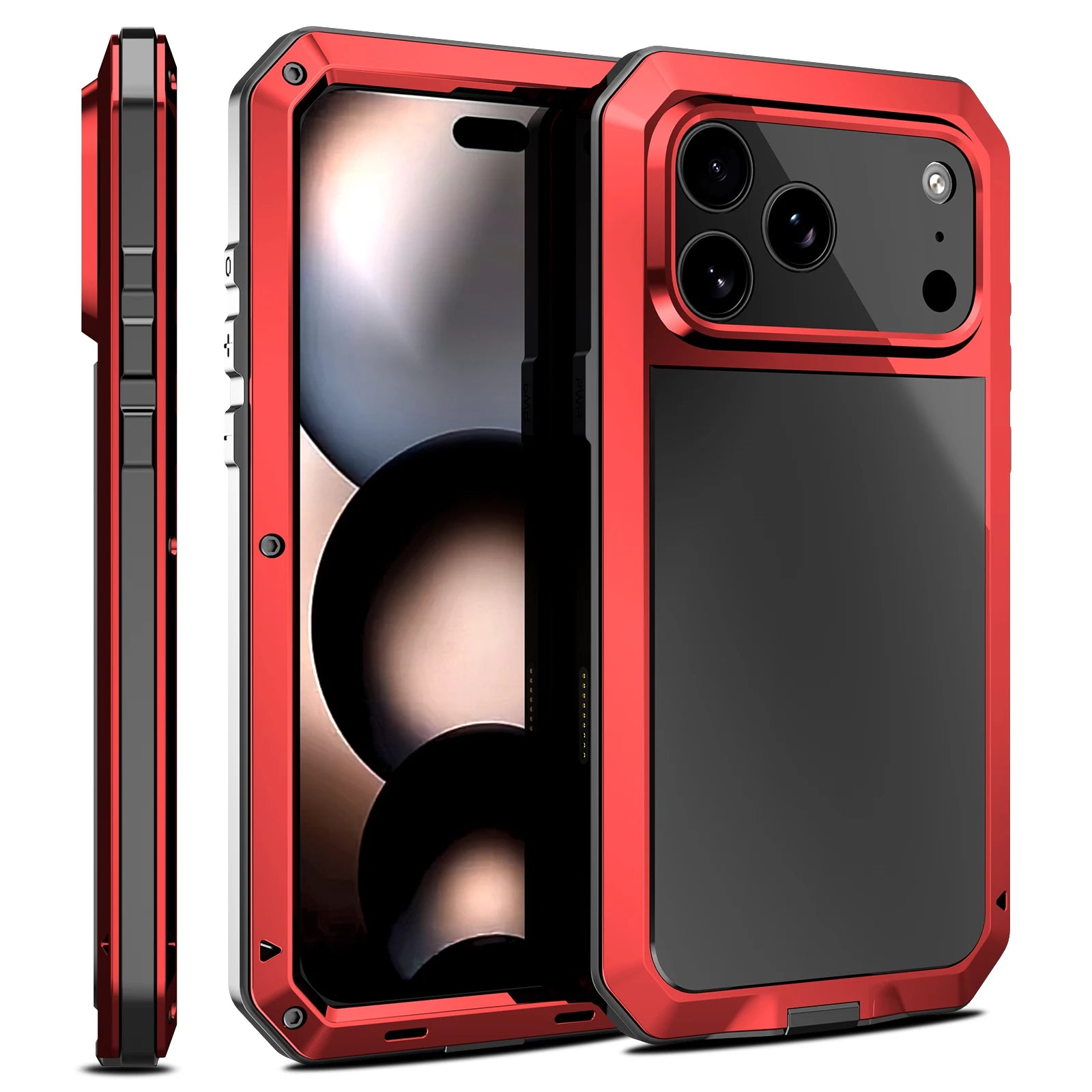 Robuste Metall-Schutzhülle für iPhone 17 Pro Max