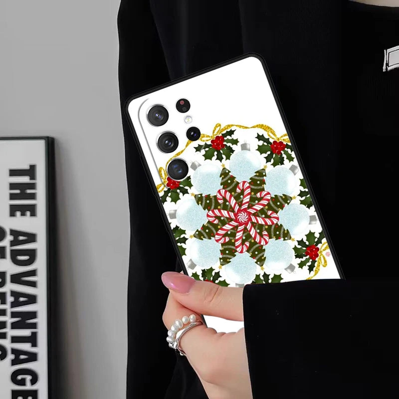 Weihnachts-Cartoon Hülle Samsung S25 Ultra