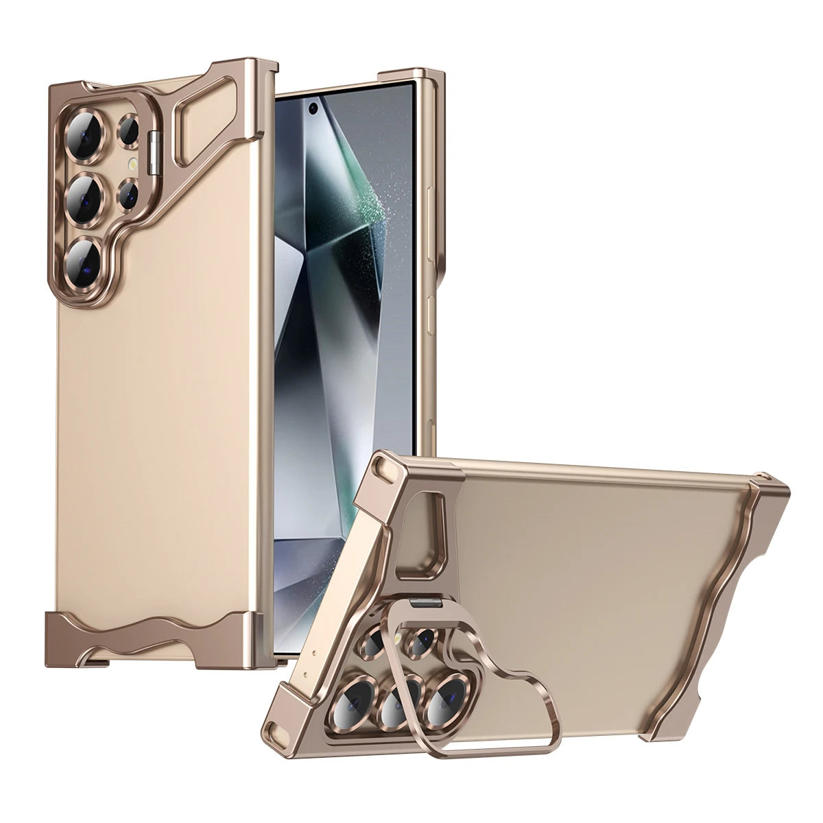 Metallrahmen Stoßstange Hülle für Samsung Galaxy