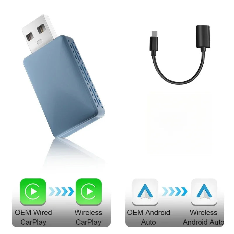 Kabel zu Wireless CarPlay Adapter 2in1