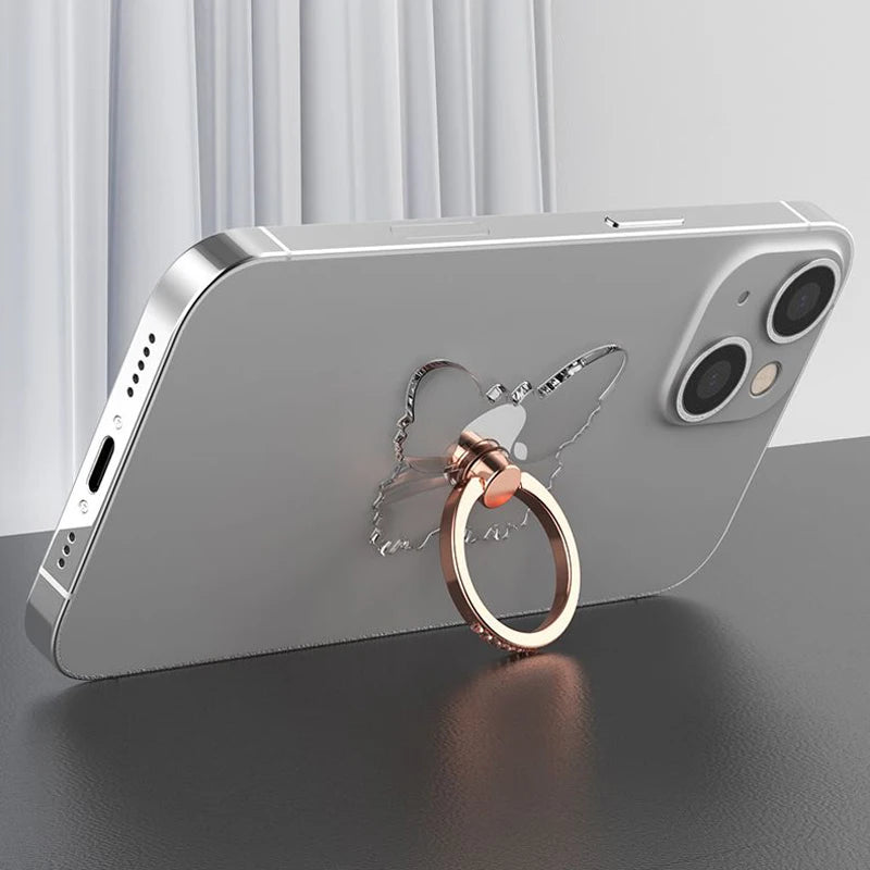 Transparenter 360° Handy-Ringhalterständer