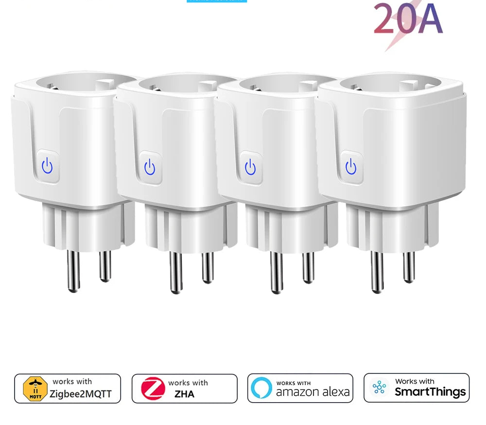 Smart Steckdose 16A/20A mit Energie-Monitor