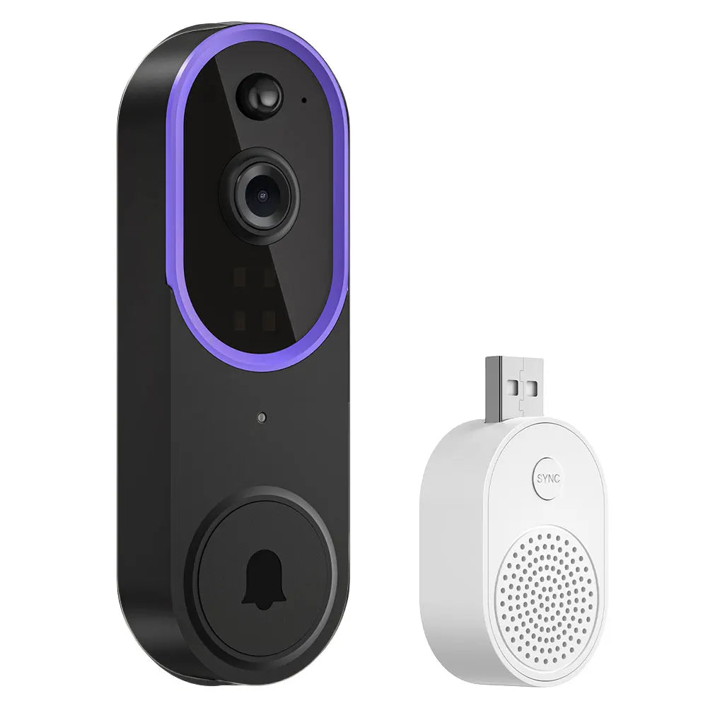 Wasserdichte 1080P WiFi Video Türklingel mit 5G 2,4G