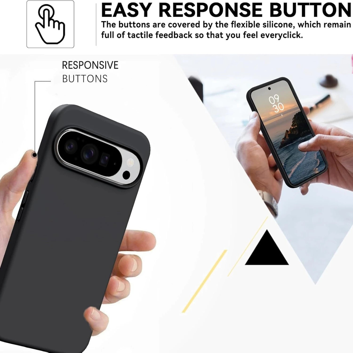 Edle Silikonhülle für Google Pixel 10 Pro