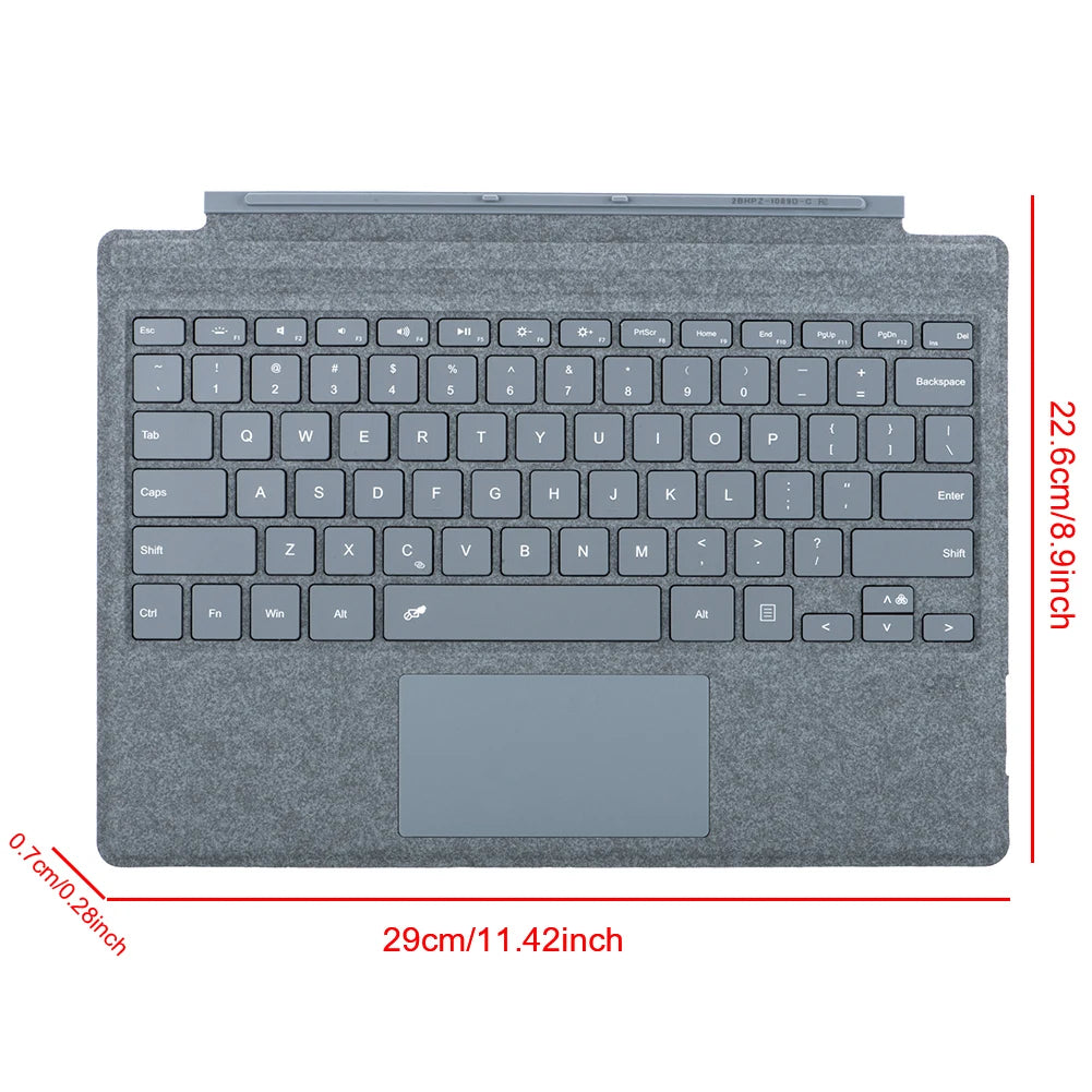 Drahtlose Bluetooth Tastatur mit 7-Farben Beleuchtung