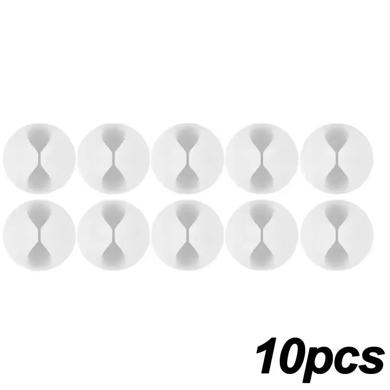 Mini Kabel Organizer Clips 5/50 Stück für Schreibtisch
