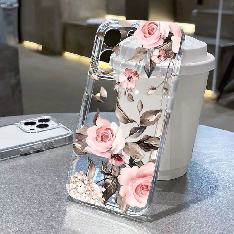 iPhone Hülle mit Chrysanthemenmuster