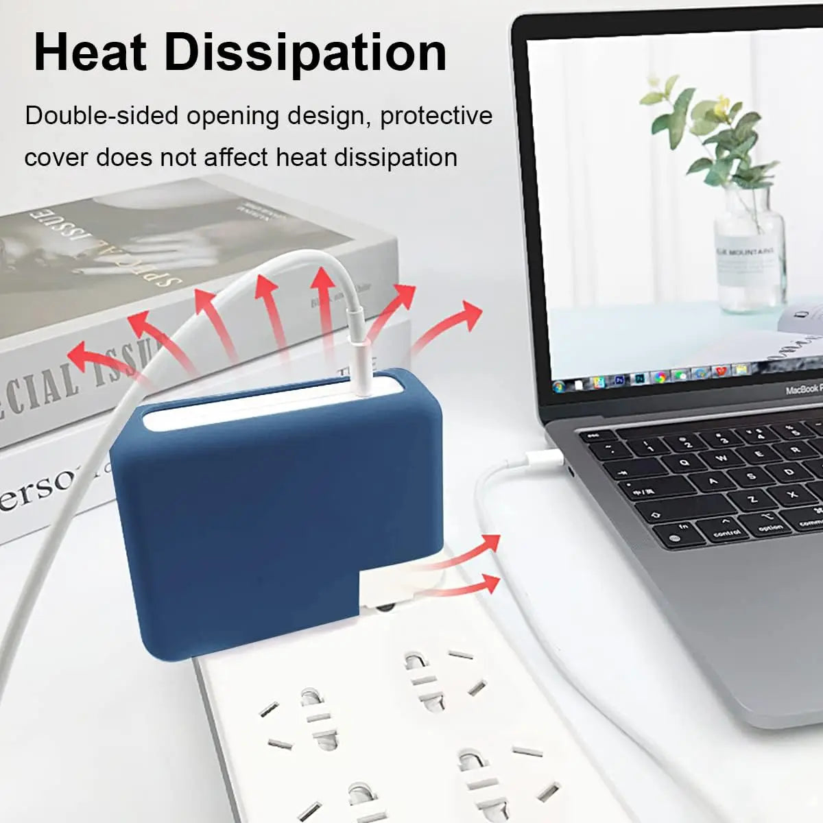 Weiche Silikon Schutzhülle für MacBook Ladegerät