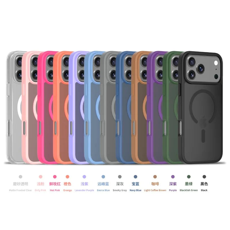 Magnetische Matte Hülle für iPhone 17 Air Pro Max