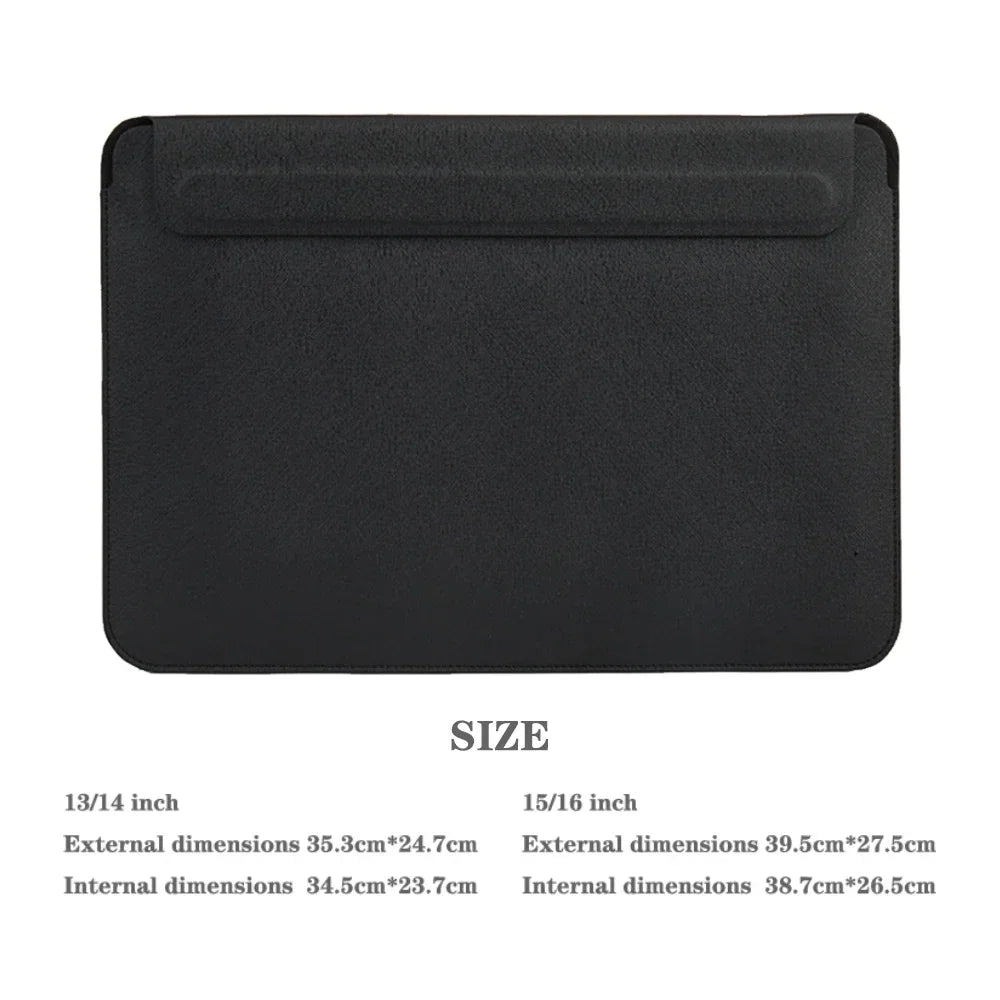 Saffiano Leder MacBook Hülle 13–16 Zoll