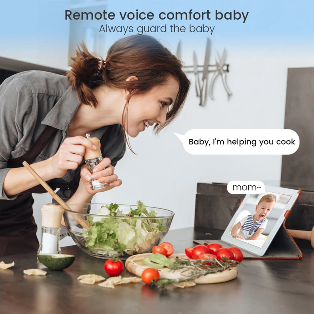4MP WiFi Baby Monitor mit 360° Kamera