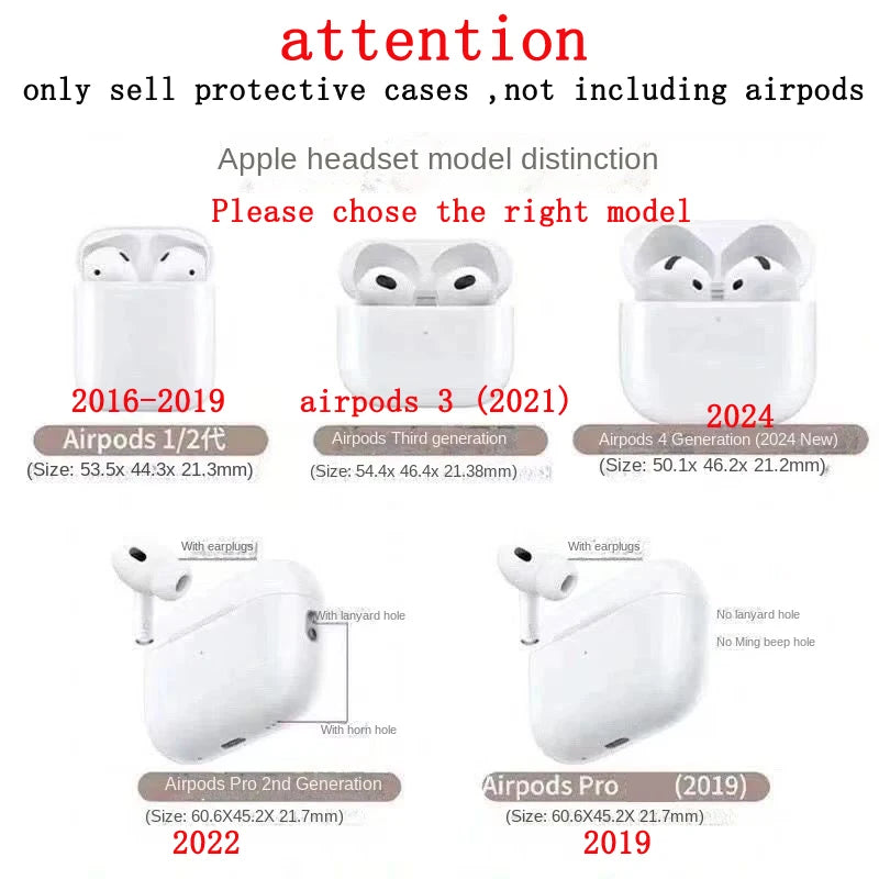 Süße Katzen Silikonhülle für AirPods 1 2 3 4 Pro