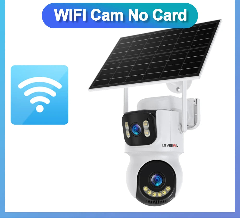 4K 4G WiFi Solar Camera with 10X Zoom and Auto Tracking