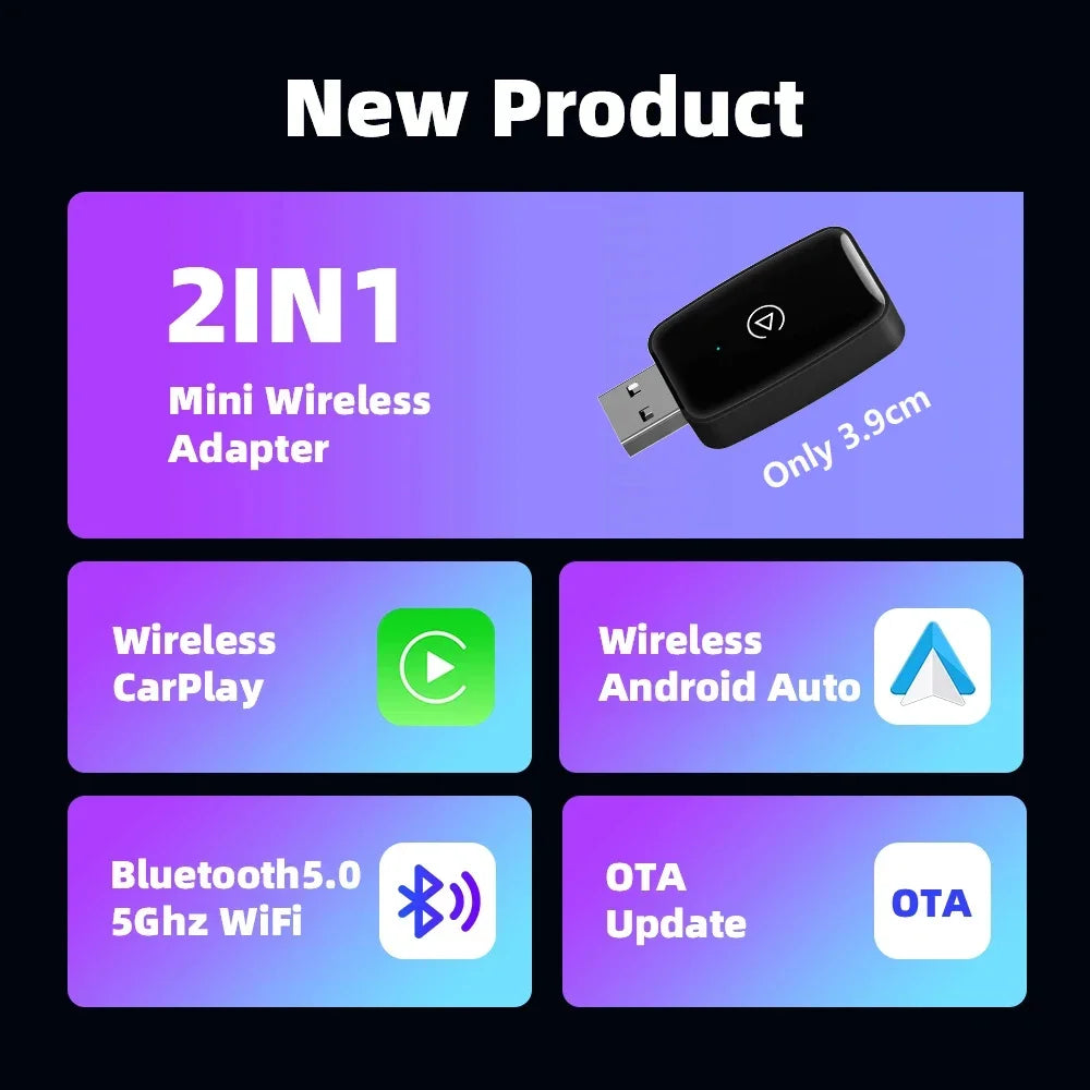 Mini CarPlay Box – kabellos für Audi & mehr
