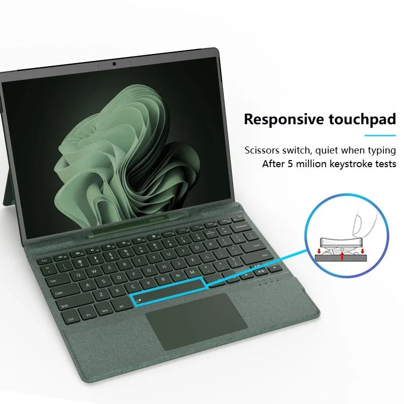 Bluetooth Tastatur mit Stiftschlitz für Surface Pro